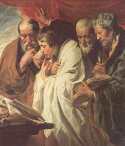 Jacob Jordaens The Four Evangelists (mk05) oil painting picture